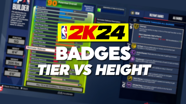 NBA 2K24 Badges tiers